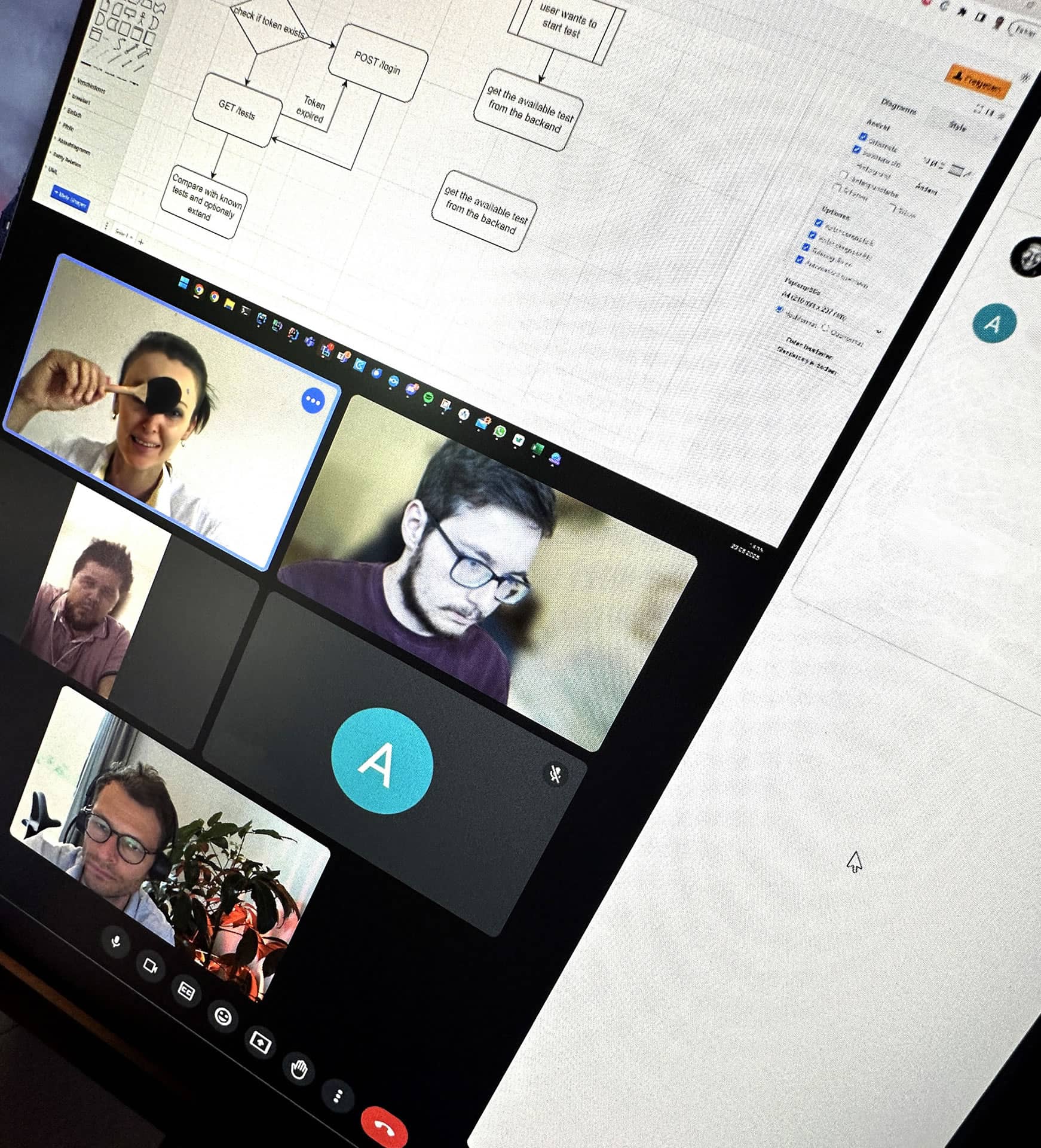 Online Meeting im IRRETIO Team